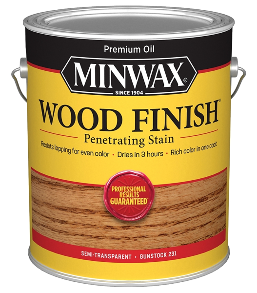 Minwax 71088 Wood Finish 1 Gal Gunstock VOC 25 Interior