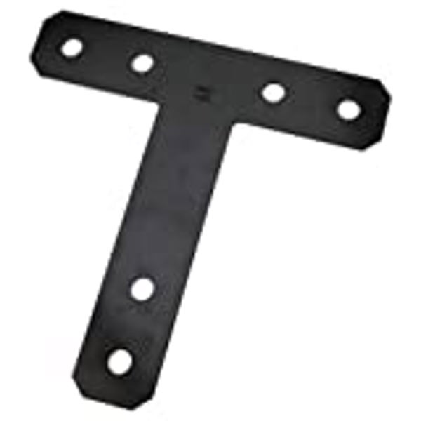 National Hardware 1162BC T Plate 12x12 Black