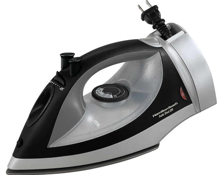 Hamilton Beach/Proctor Silex 14210R Steam Iron Automatic Black Cord Shutoff Black