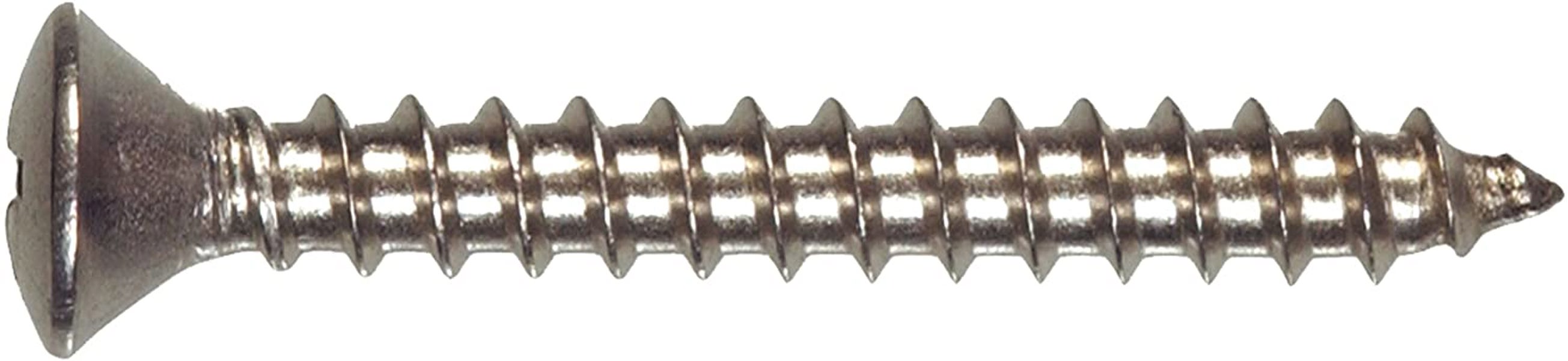Hillman Group 823747 Oval Head Sheet Metal Screw 14 X 2-1/2 Phillips