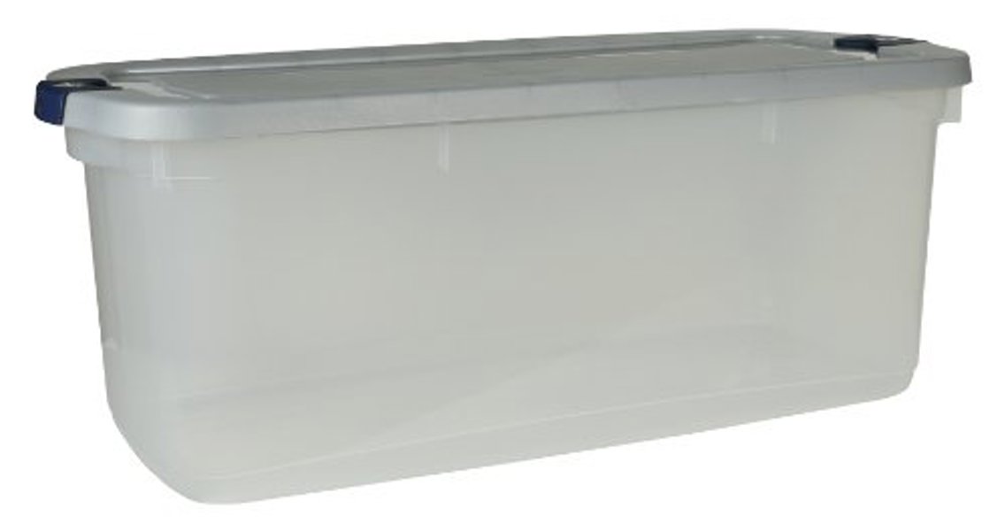 United Solutions 1785786 Storage Tote 95 Qt Clear