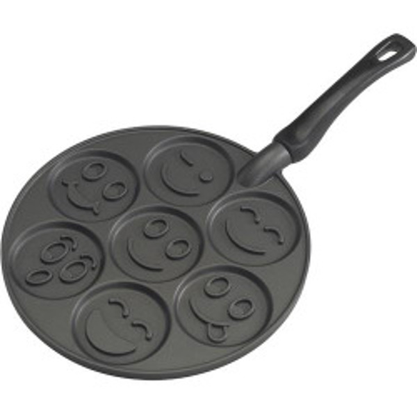Northland Aluminum Products 01920 Pancake Pan Smiley Face Nonstick Aluminum