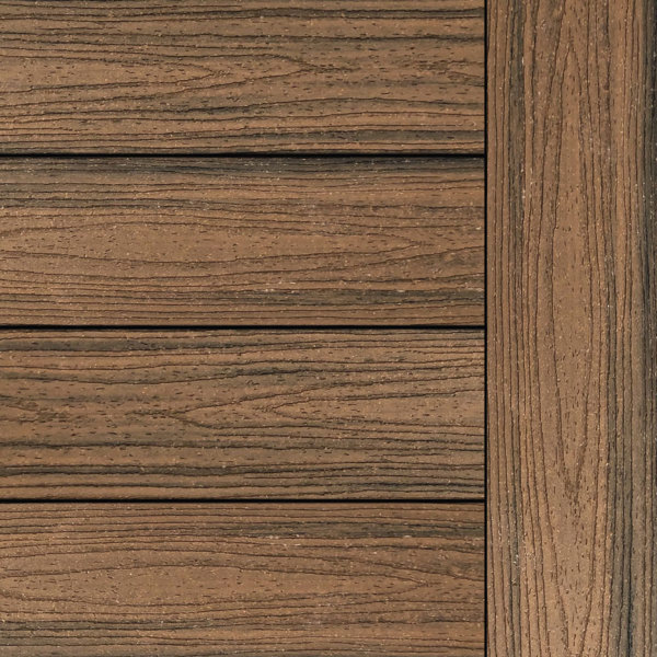 Trex TREX SR010812TG48 Grooved Decking 5/4x6x16 48 Per Bundle Spiced Rum