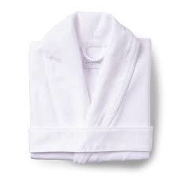 Kassatex SRK-148-W Bathrobe Small Medium White Soft Cotton Comfortable