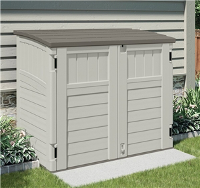 Suncast Corporation BMS2500 Horizontal Storage Shed 34 Cu Ft 46-1/4 In Width 40-1/4 In Depth Resin