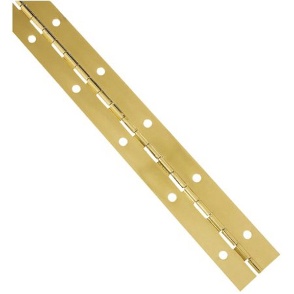 National Hardware N265363 Continuous Hinge Brass 1 1 2 Inch Durable Construction