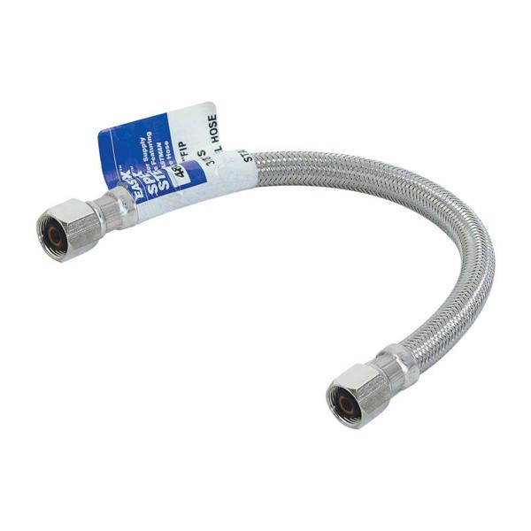 Eastman 48073 Faucet Connector 3/8 In X 1 Ft Stainless Steel