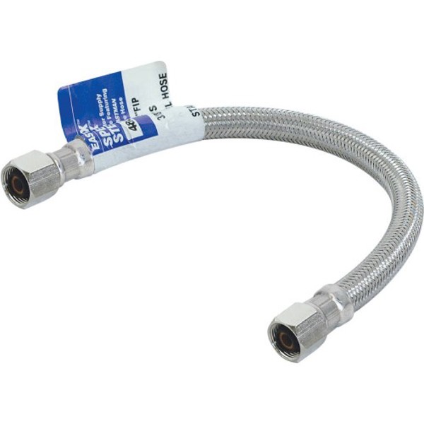 Eastman 48076 Faucet Connector 3/8 In X 2 Ft Stainless Steel