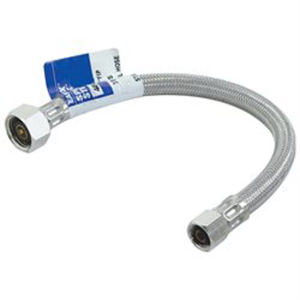 Eastman 48135 Flexible Faucet Connector 1/2 In x 2 In Reinforced PVC