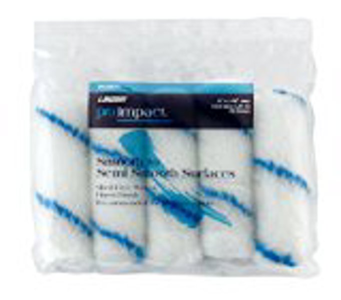 Linzer Products MR102-5-4 Roller Cover 1/2 In 5 Pack White Woven for Semi-Smooth Surface