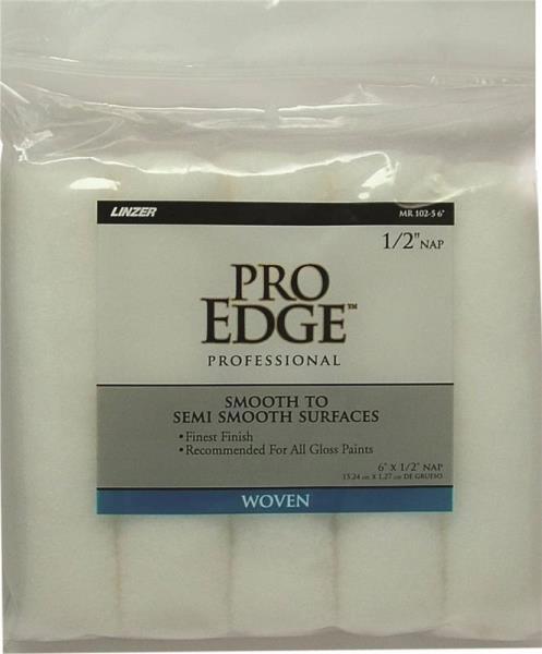 Linzer Products MR102-56 Paint Roller Cover 6.5 In Fabric White