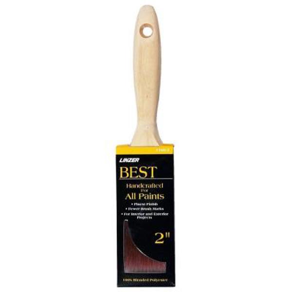 Linzer Products WC1160-2 Flat Sash Blend Brush 2 In Polyester