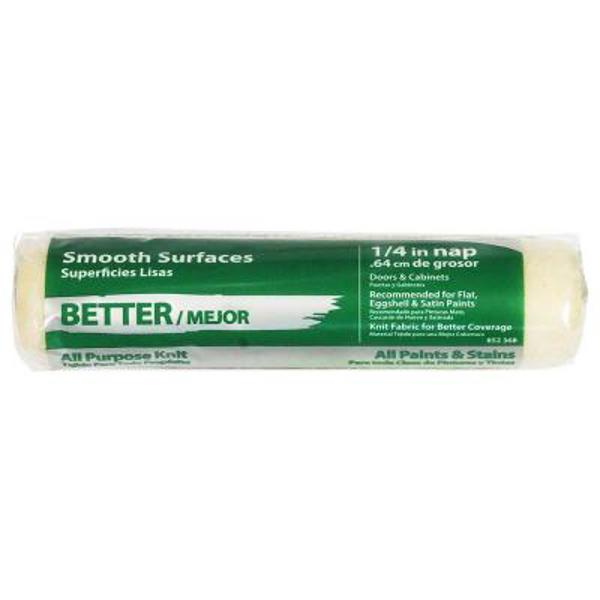 Linzer RC142 Paint Roller Cover 9 Inch 1/4 Inch Nap High Density Polyester