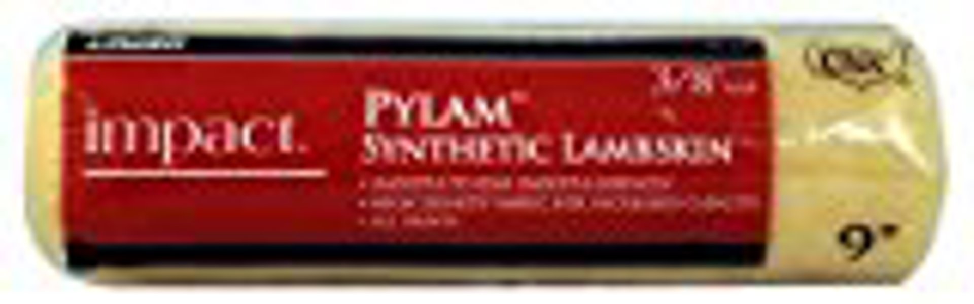 Linzer Products RC143-9 Roller Cover 3/8 In Nap 9 In Polyester Synthetic Lambs Wool Semi-Smooth Surface