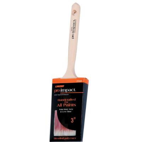 Linzer Products WC2164-3 Flat Sash Blend Brush 3 In Polyester