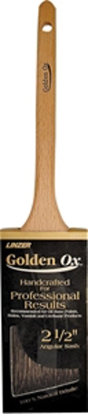 Linzer Products WC2453-2.5 Angular Sash Brush 2-1/2 In Gold