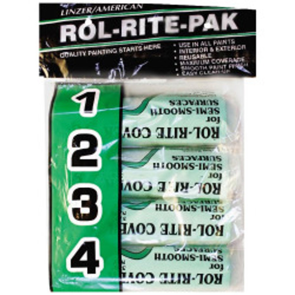 Linzer Products 9384 Utility Roller Cover 9 In 4 Pack