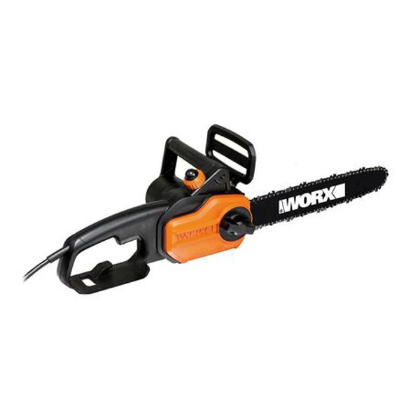 WORX WG305 14 In Electric Chainsaw 8 Amp 28 In Cutting Capacity Bar and Chain Pitch