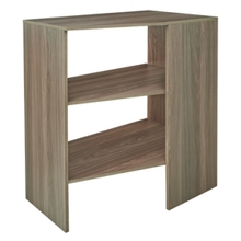 58884 Closet Corner Unit Gray Wooden Stackable