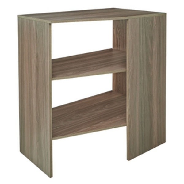 ClosetMaid 58884 Closet Corner Unit Stackable Wood Closet Organizer Gray