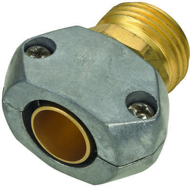 Landscapers Select GC534 Hose Coupling 5/8 - 3/4 Male Brass and Zinc
