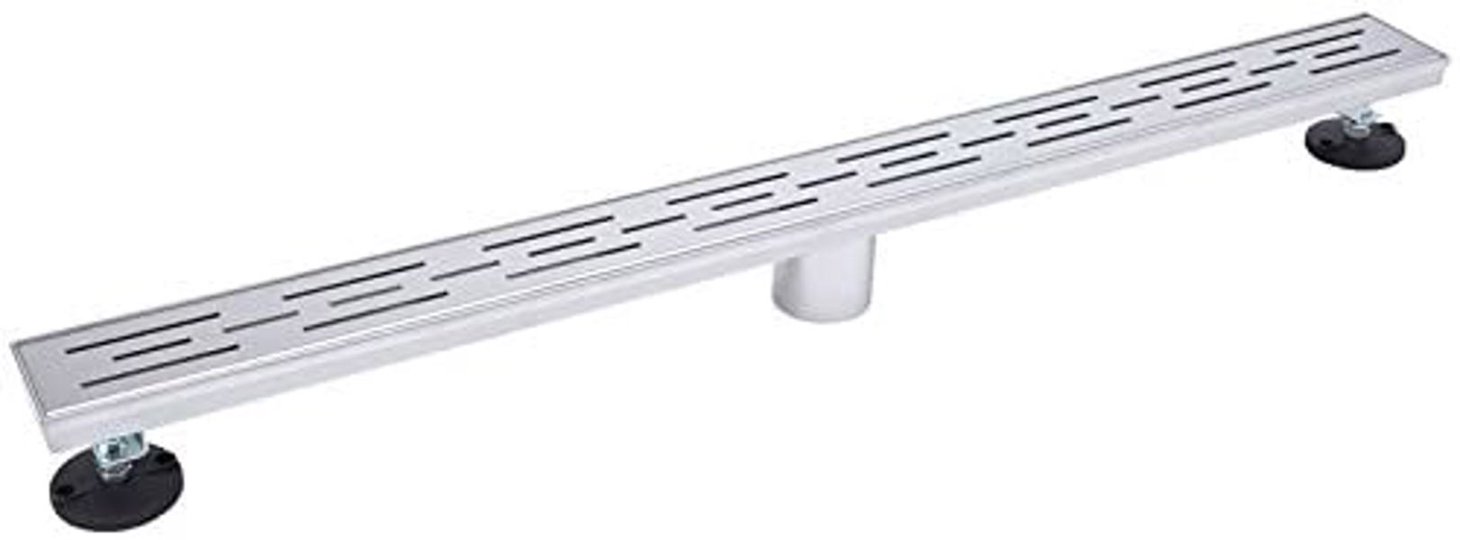 B&K Faucets 133-008G01 Linear Shower Drain 24 In Brushed Nickel
