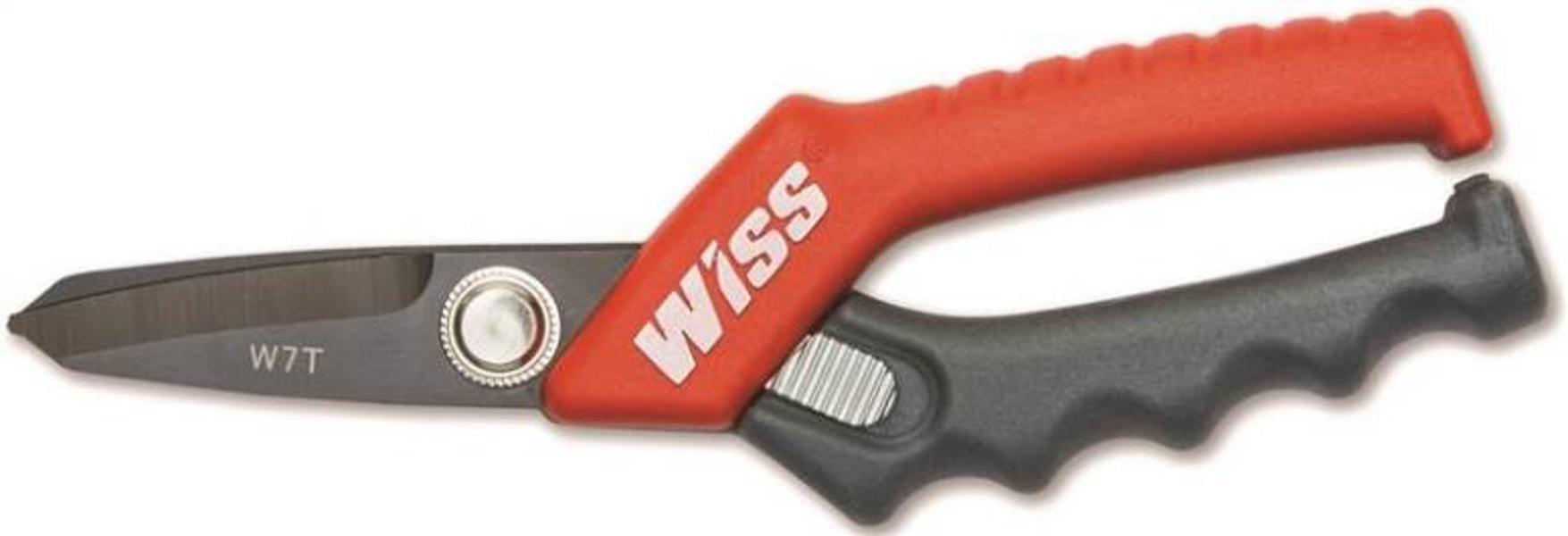 WISS W7T Utility Scissors 9.72 In Overall Length Titanium Coated Stainless Steel Blade Shear Cut Type