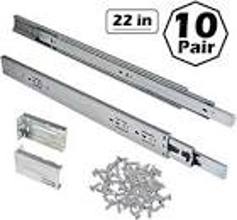 TIMBER SC21 Soft Close Glides Pair for 24 In Deep Cabinets