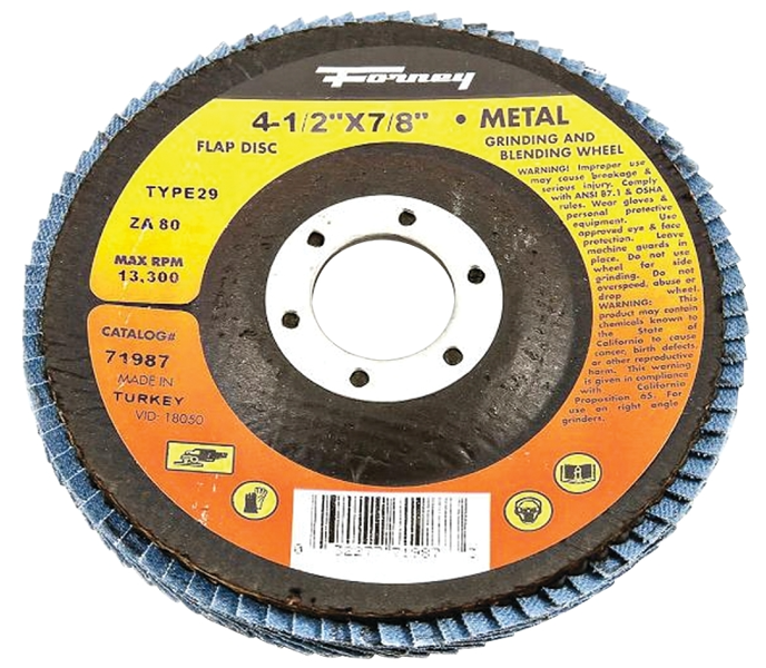 Forney Industries Inc 71931 Flap Disc Grinder 29 80 Grit
