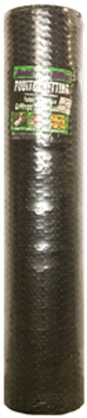 Jackson Wire 712654960639C Poultry Netting 1 X 48 20 Ga 150 Ft Roll Black Vinyl Coated