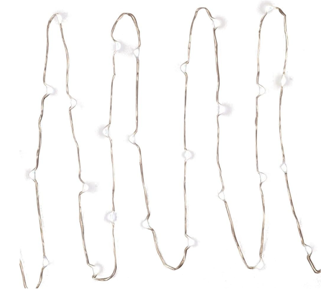 Gerson Company 36900 Light String Set 5 Ft Battery Operated LED White