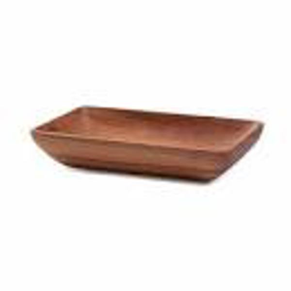 Pacific Merchants K0426 Rectangle Bowl 10 In X 6 In X 2 In Acacia
