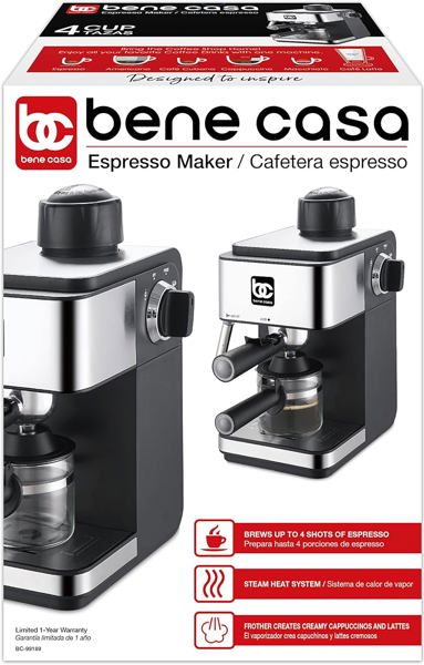 MBR Industries BC-99189 Electric Espresso Maker Black