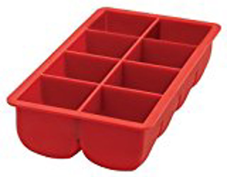 Harold Import Co 43748 Flexible Silicone Ice Cube Tray Big Block Cocktail Ice