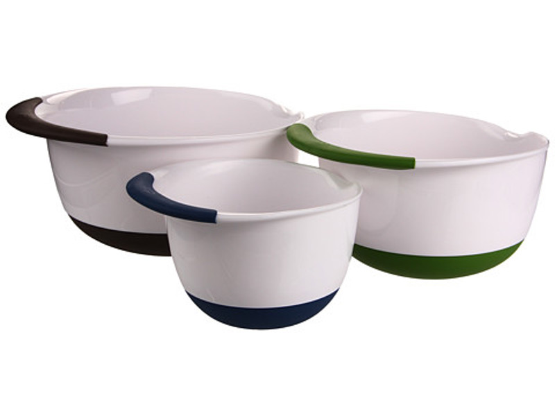 OXO INTERNATIONAL 1115580 Mixing Bowl Set 3 Piece White Colored Handles
