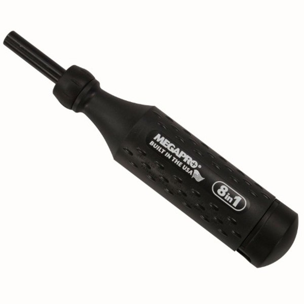 8N1NAS Megapro Marketing Screwdriver Multi-Bit 8 In 1 Black
