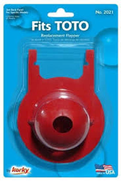 Korky 2023BP Genuine Toto Flapper 3 In Red
