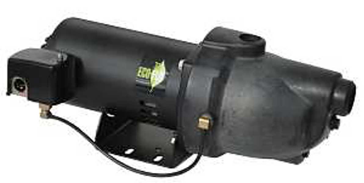 ECO-FLO EFSWJ5P Shallow Well Jet Pump 1/2 HP Plastic