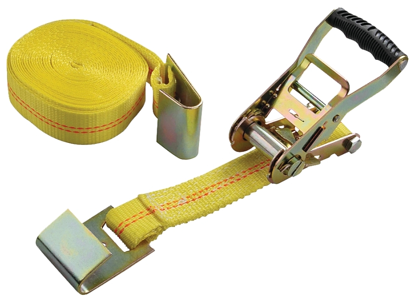 ProSource FH64065 Down Ratchet Strap 2 In 27 Ft with Flat Hooks End Fitting