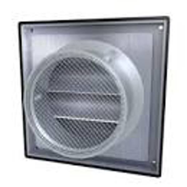 RH Tamlyn & Sons VLS4X2R Exhaust Vent Louver 4 In Stainless Steel