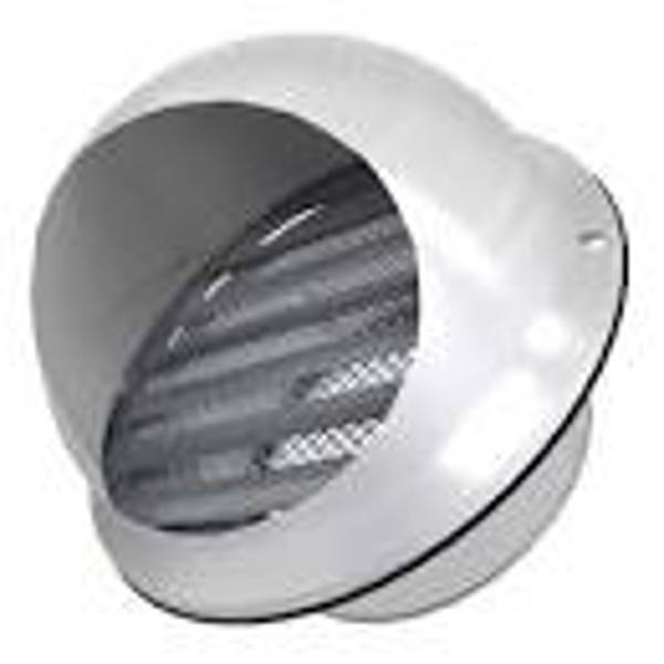 RH Tamlyn & Sons VDS4X2-R Exhaust Vent-Dome 4 In Stainless Steel