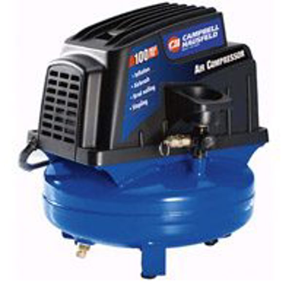 Campbell Hausfeld CAM FP2028 Air Compressor 1 Gal Capacity Oil Free 100 PSI 0.39 SCFM at 90 PSI
