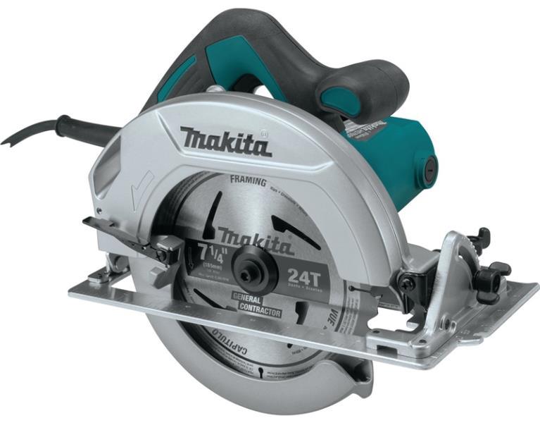 Makita Tools HS7600 Corded Circular Saw 7-1/4 In 120V 10.5 Amp 1400 Watts