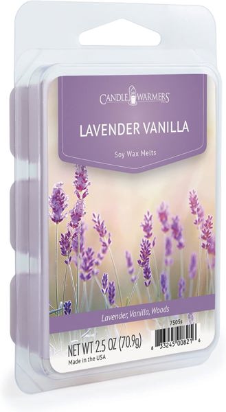 Candle Warmers 7505S Lavender Vanilla Wax Melt 2 Oz Lavender
