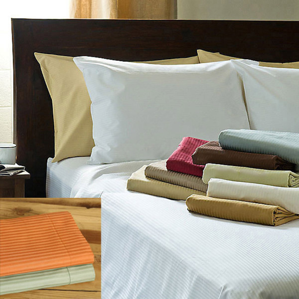 Elite Home Products DUKIWHT300 Duvet Set King White Cotton Wrinkle Resistant