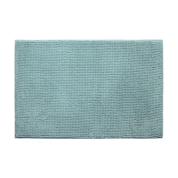 Log Cabin Aqua Plush Deco Rug 18 In X 30 In Aqua