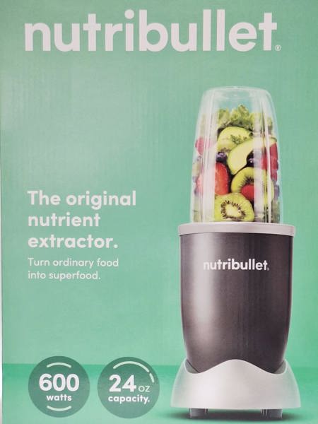 Nutribullet NBR-0801 Blender Mixer System 600 Watts 8 Piece Set