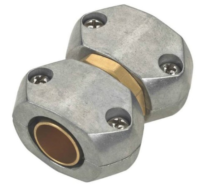 Landscapers Select GN3670 Hose Mender 5/8 - 3/4 In Metal Brass and Zinc Brass