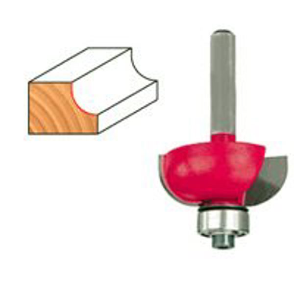 Diablo 30-102 Cove Router Bit 2-3/16 In Diameter 3/8 In Diameter Cutter 7/8 In Diameter Cutter 1/4 In Diameter Shank 2-Cutter Carbide