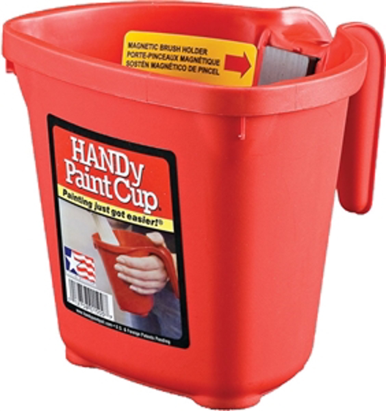 Handy Products 1500-CT Plastic Paint Cup 1 Pt Red